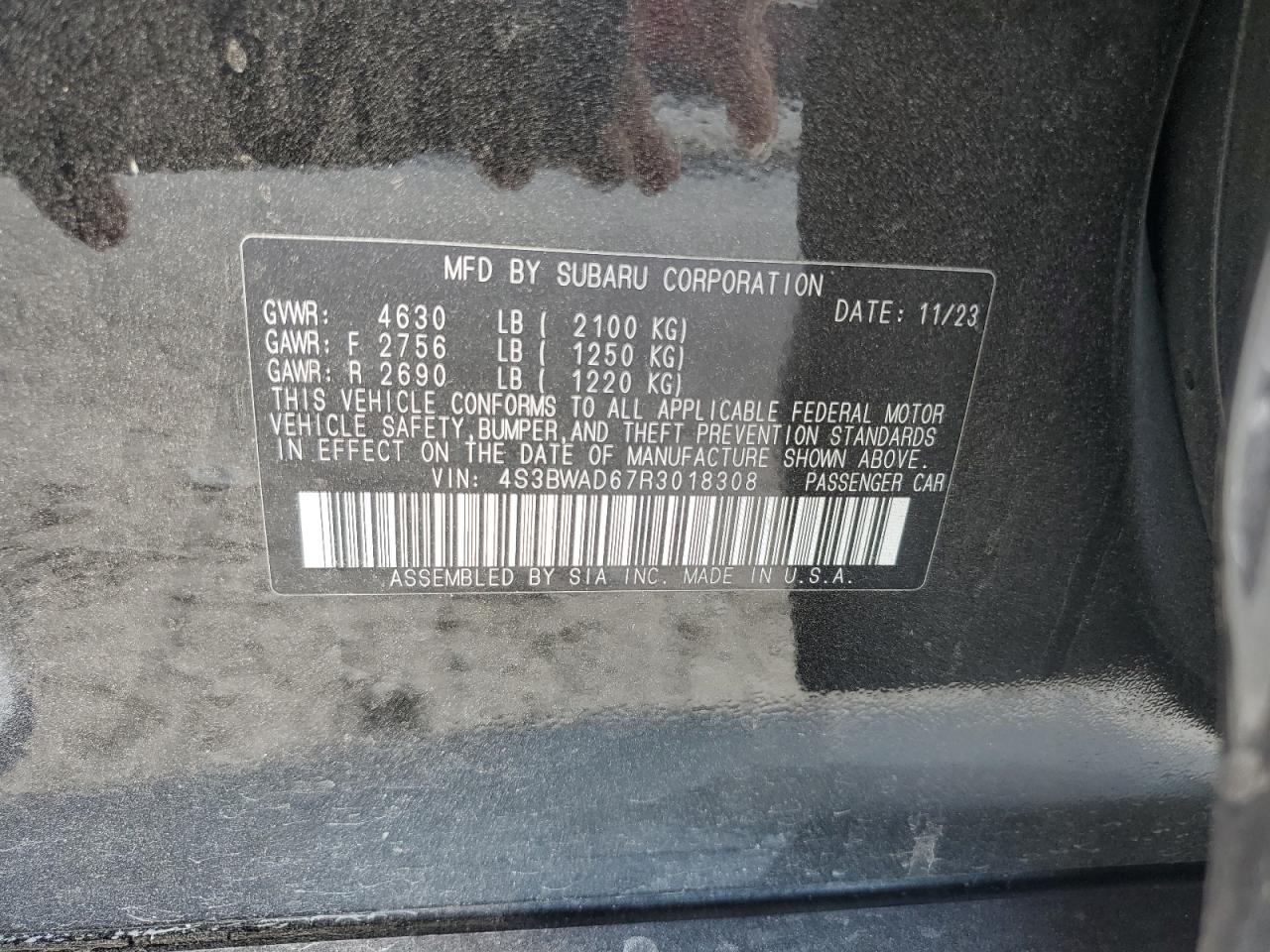 2024 Subaru Legacy - Image 12