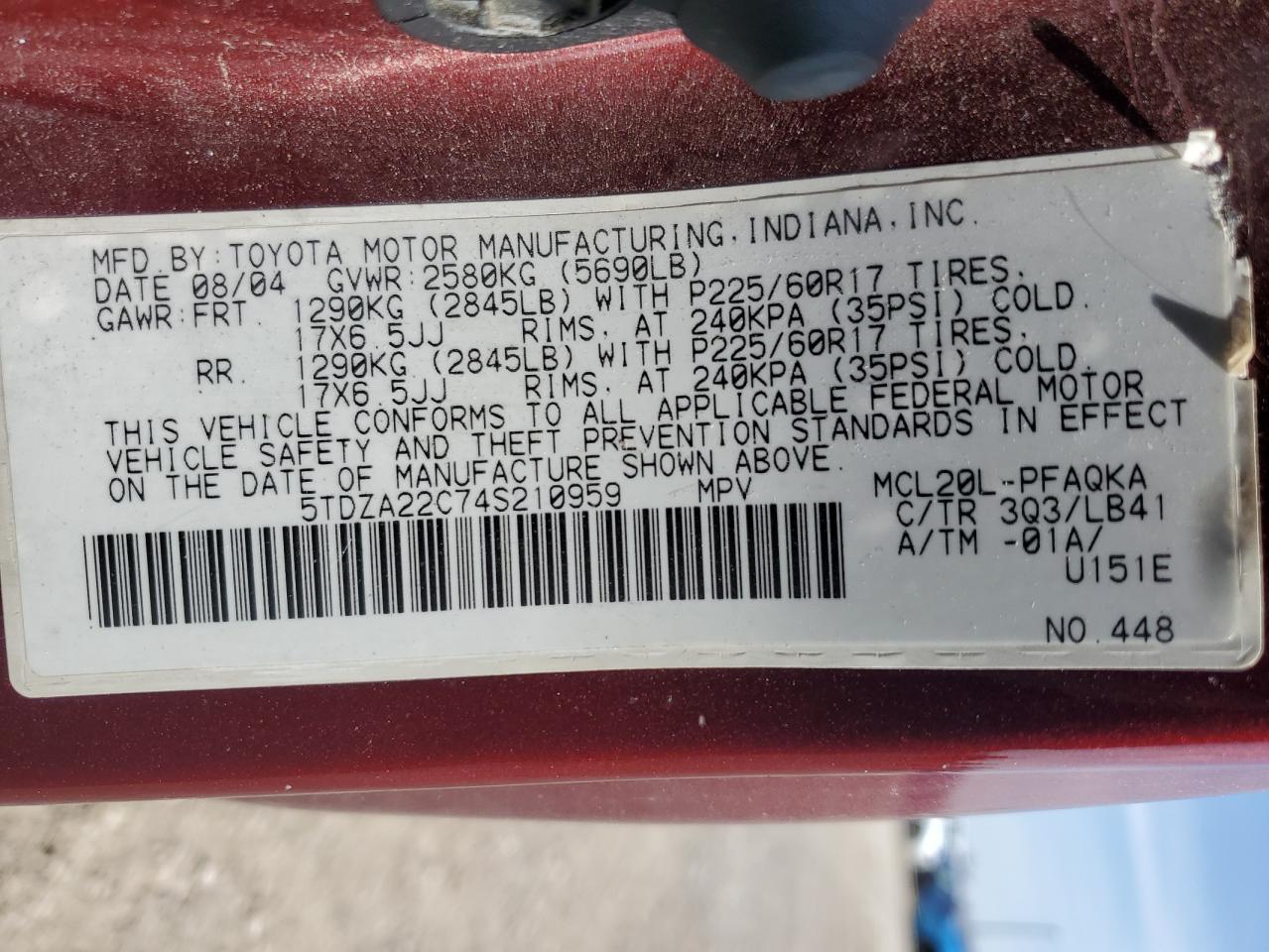 2004 Toyota Sienna - Image 13