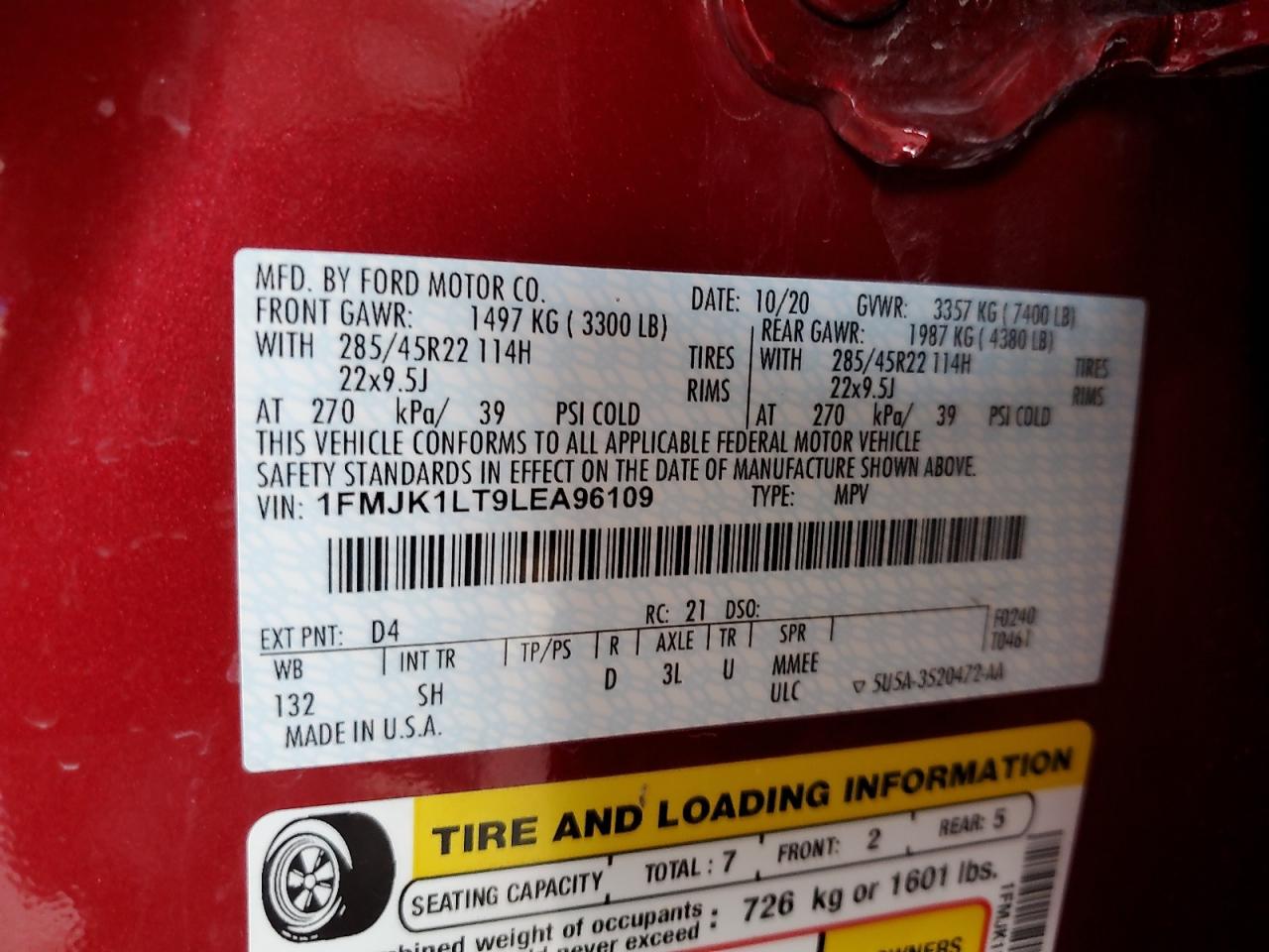 2020 Ford Expedition - Image 12