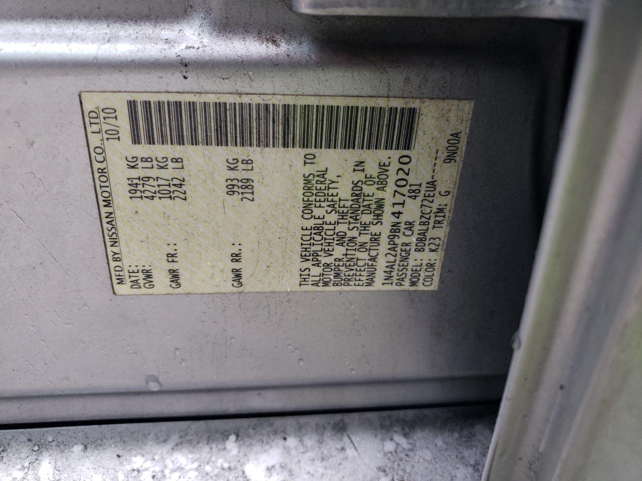 2011 Nissan Altima - Image 12