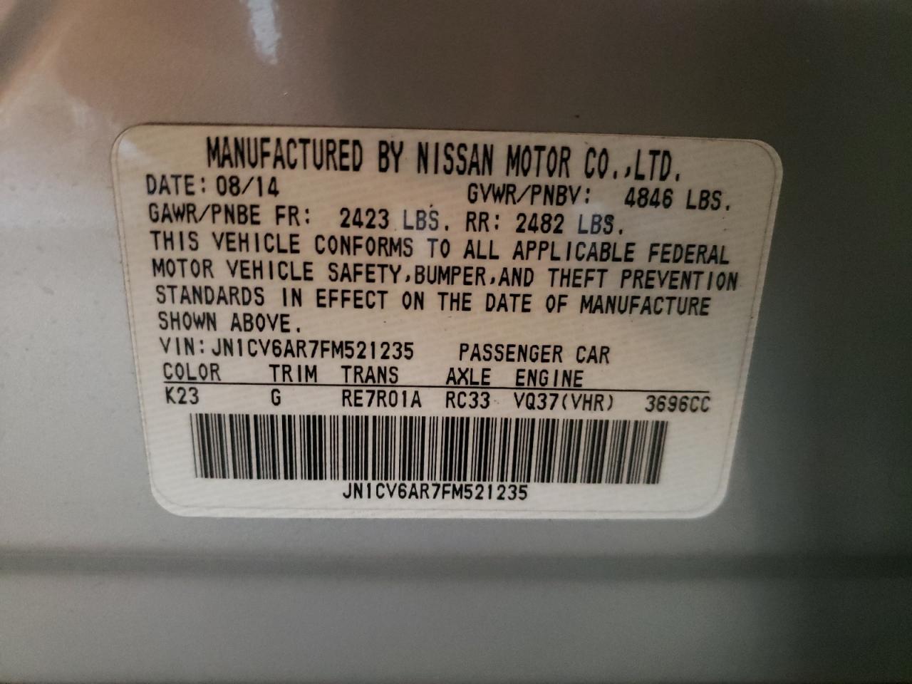 2015 Infiniti Q40 - Image 12