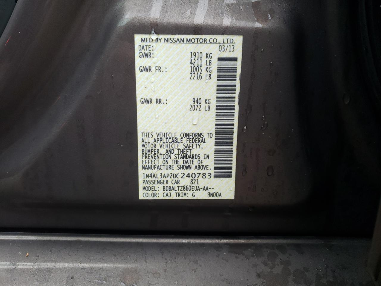 2013 Nissan Altima - Image 12