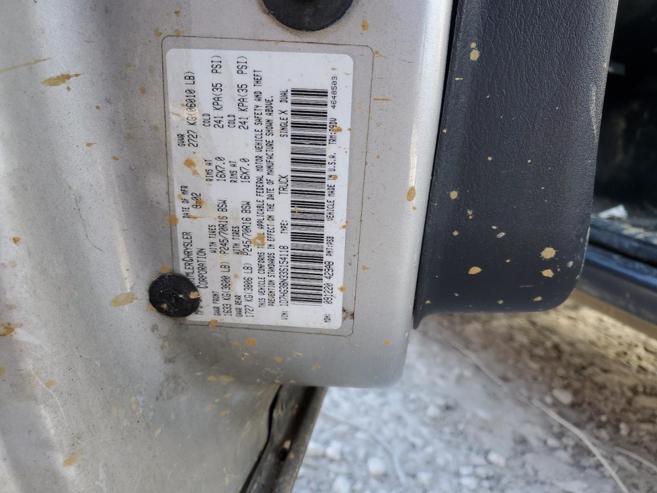 2004 Dodge Dakota Quad Slt VIN: 1D7HL48N54S505341 Lot: 47163835