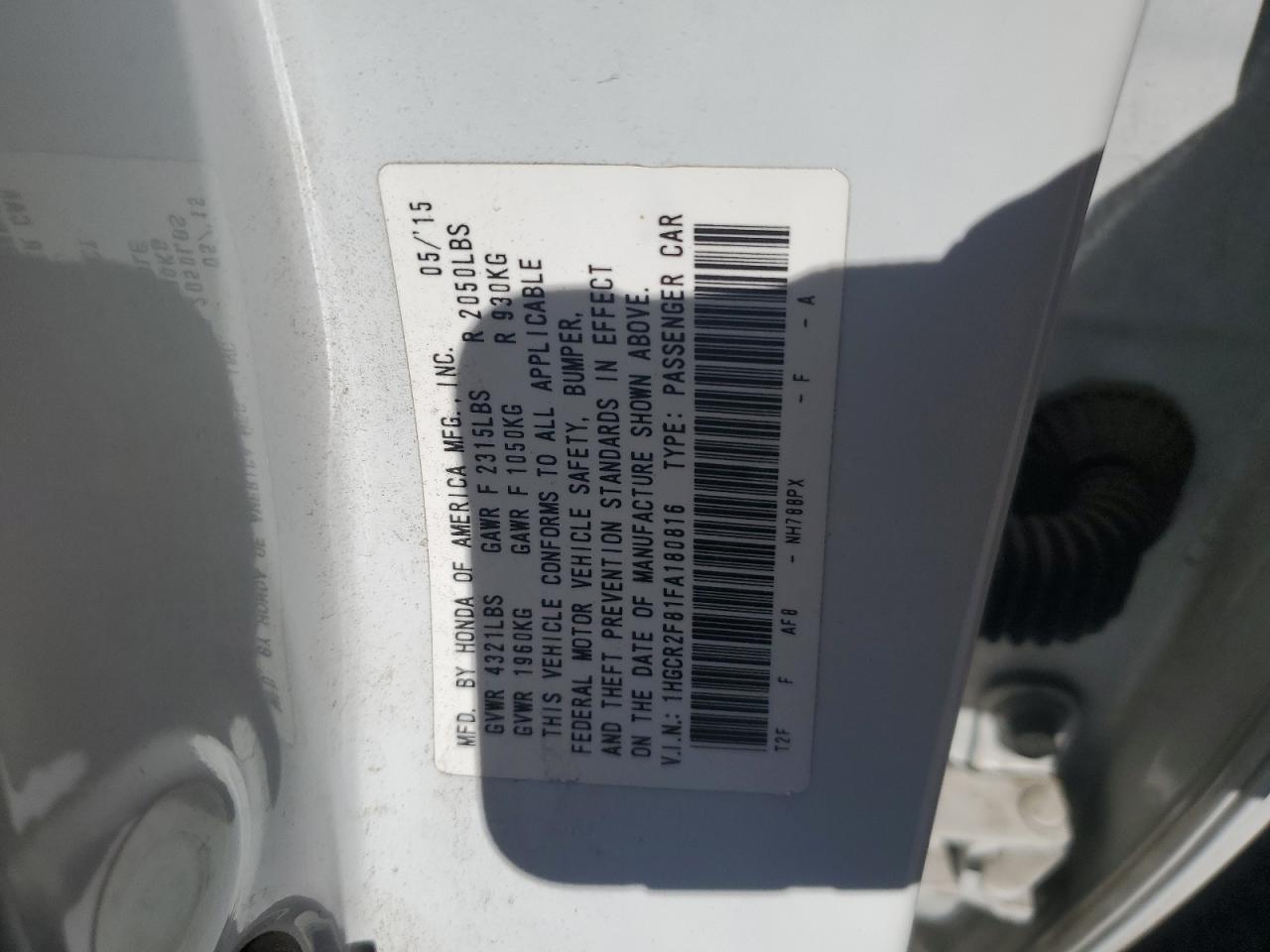 2015 Honda Accord - Image 15