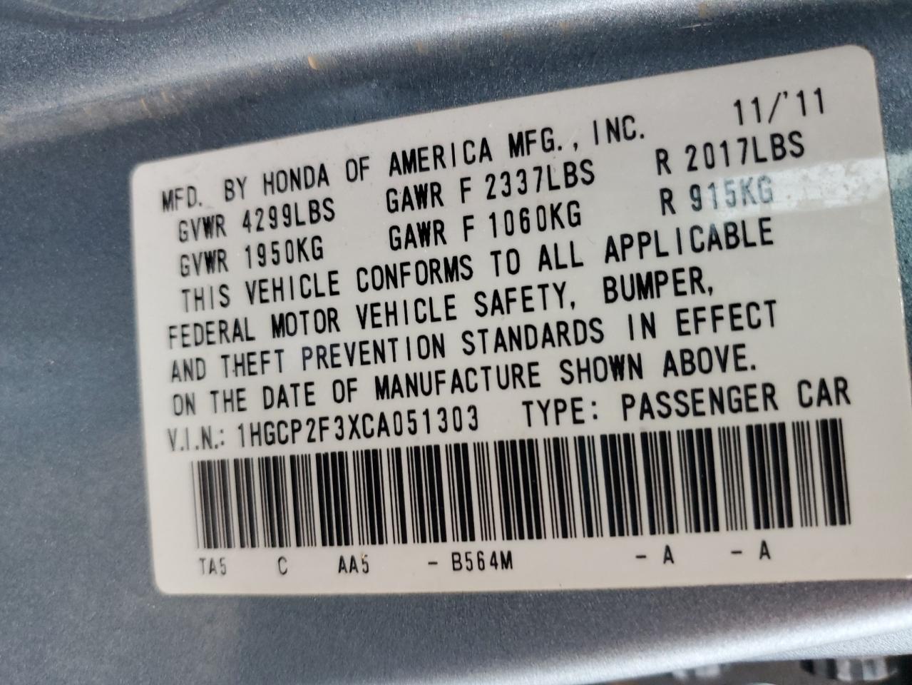 2012 Honda Accord - Image 12