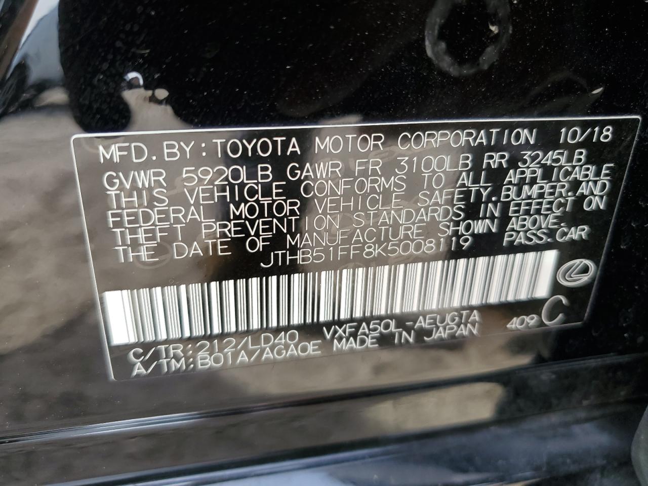 2019 Lexus LS - Image 13
