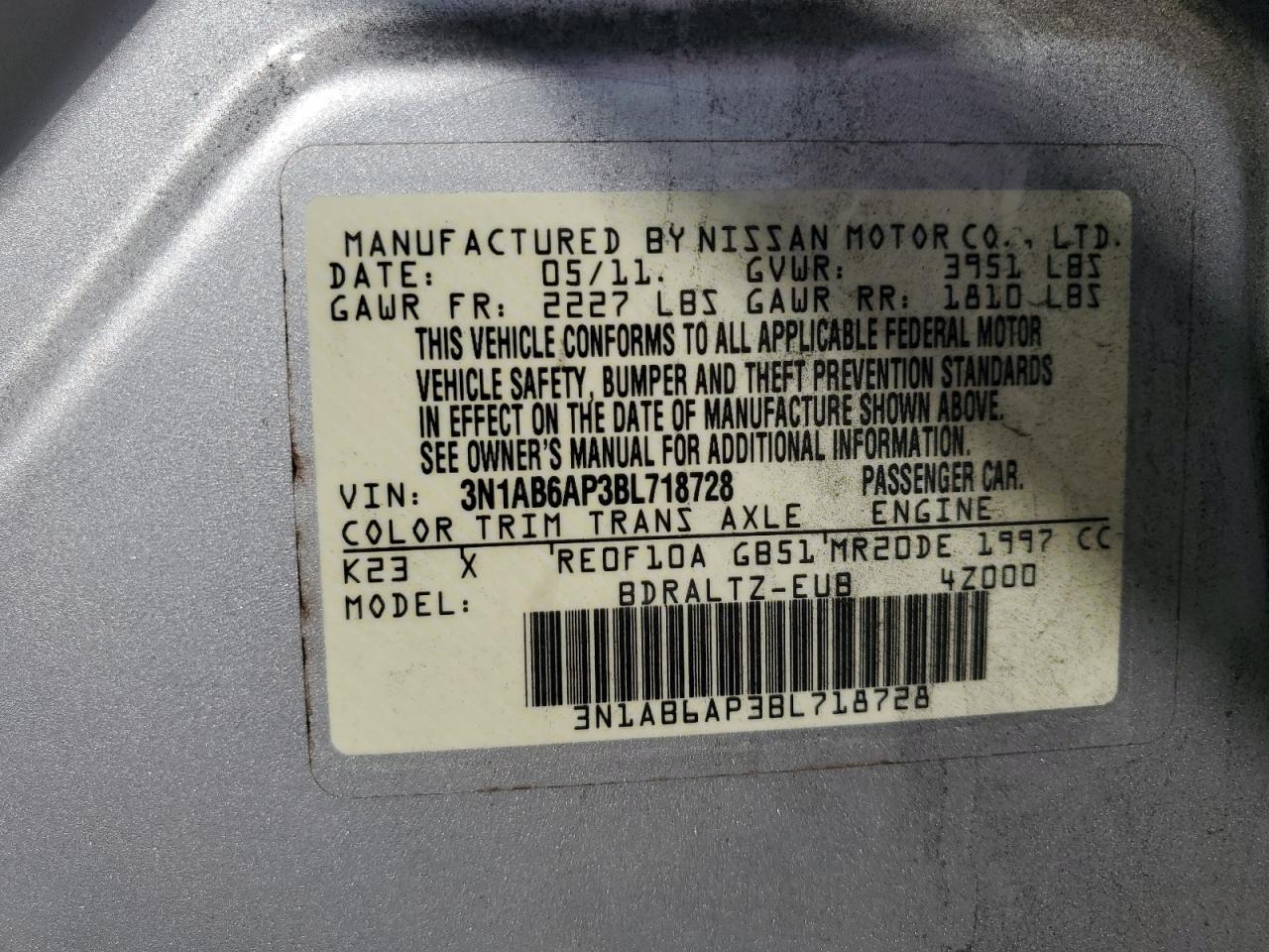 2011 Nissan Sentra - Image 12