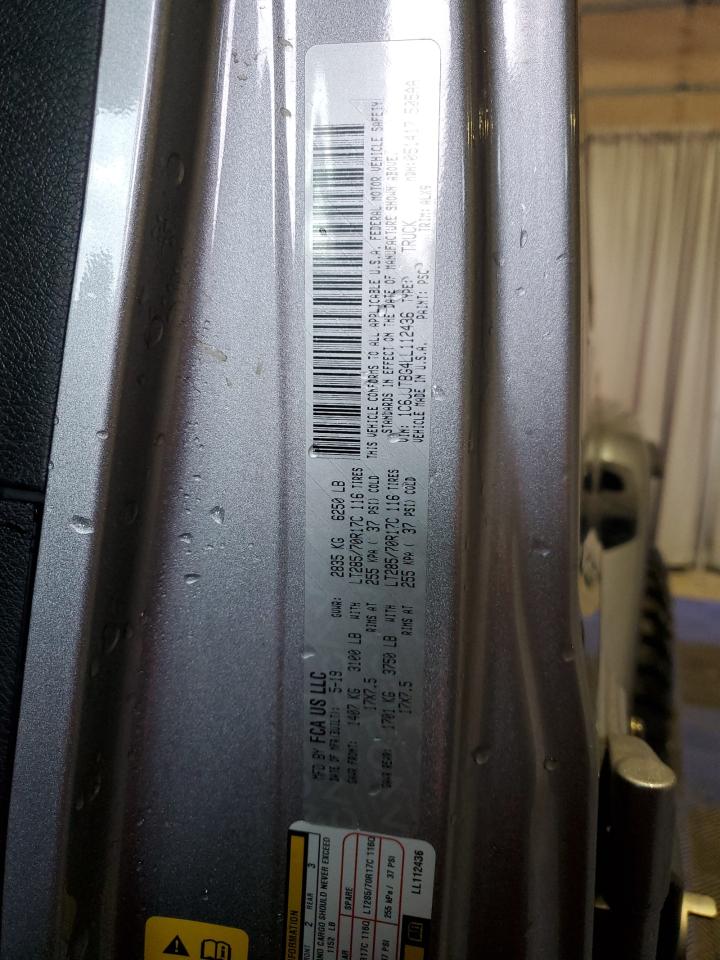 2020 Jeep Gladiator Rubicon VIN: 1C6JJTBG4LL112436 Lot: 43377105