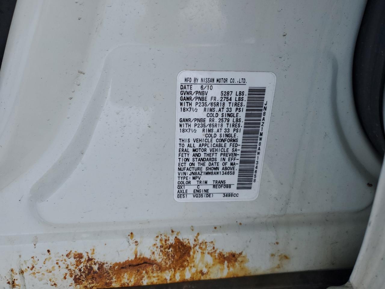 2010 Nissan Murano - Image 15