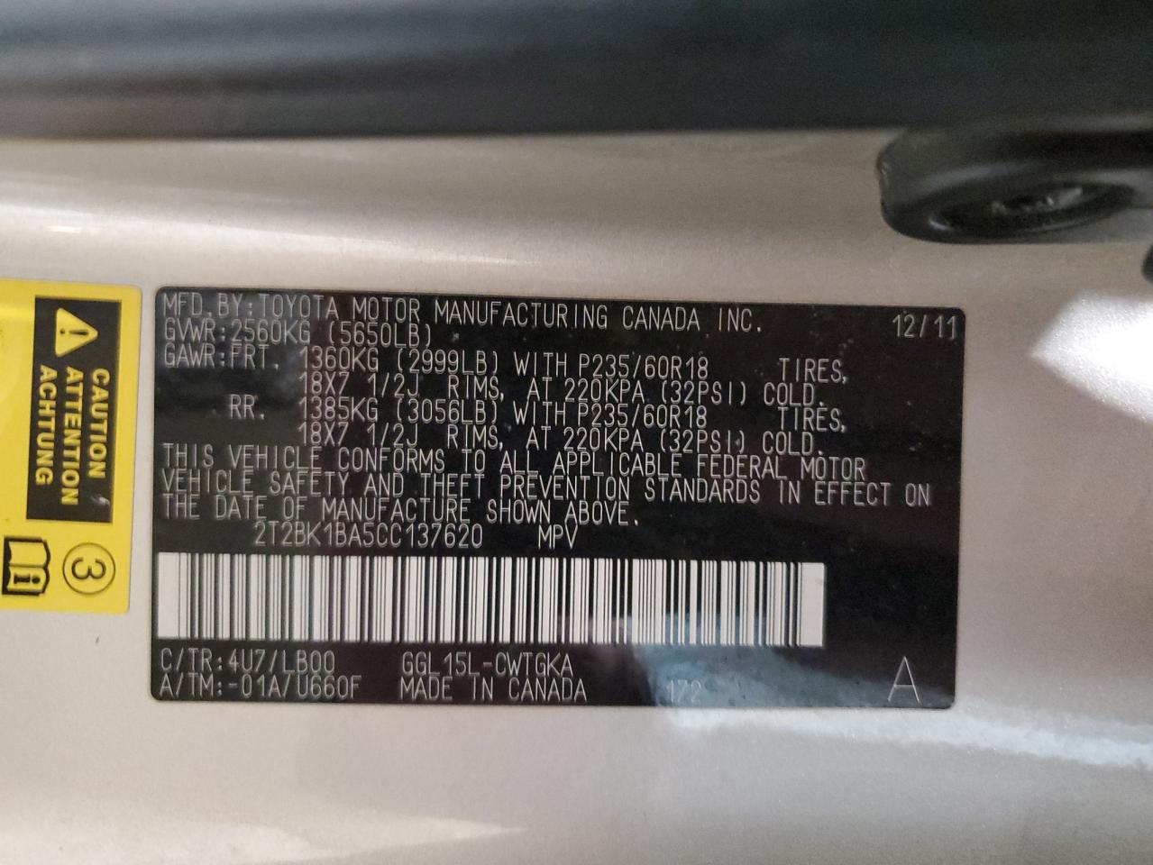 2012 Lexus RX - Image 12