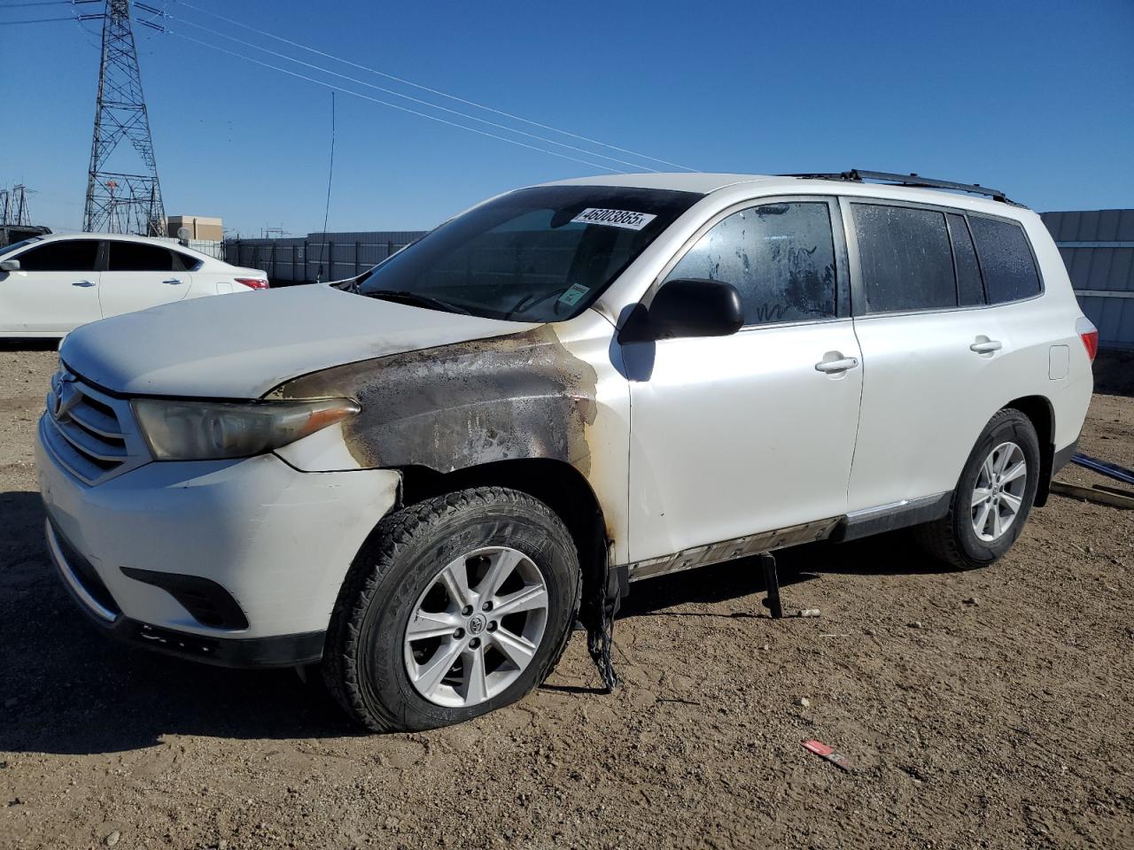 2012 Toyota Highlander Base de vânzare în Adelanto, CA - Burn