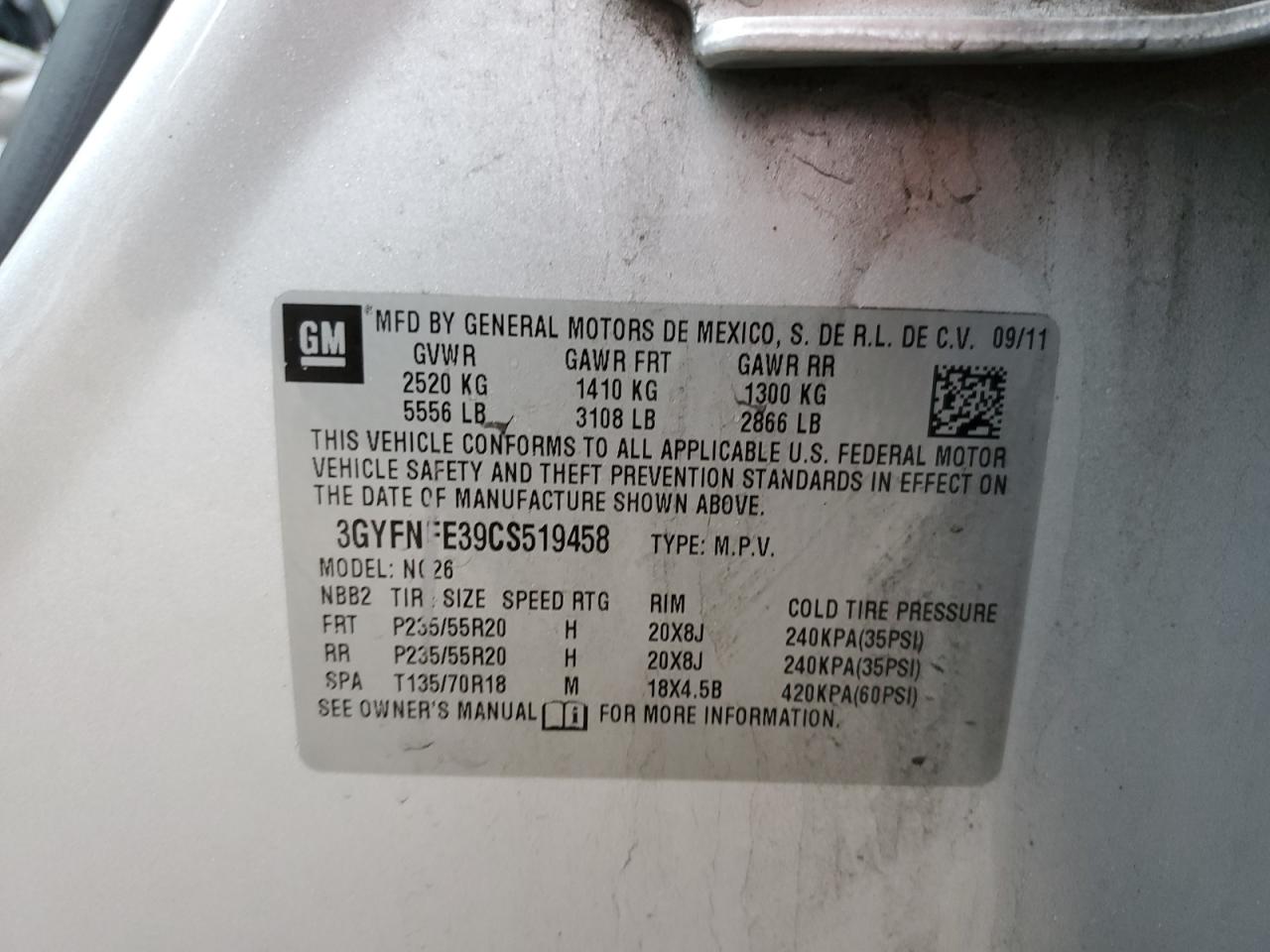 2012 Cadillac SRX - Image 12