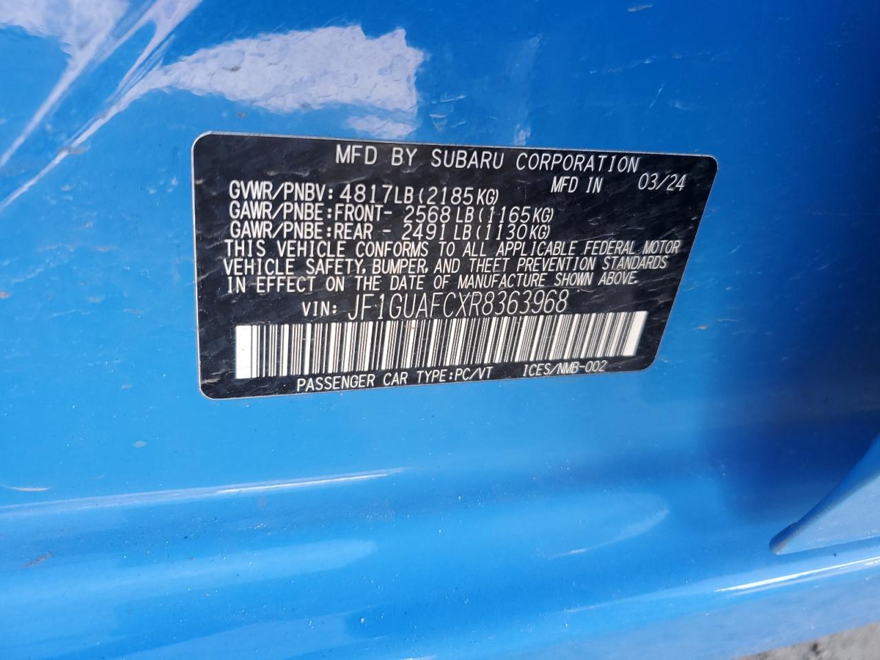 2024 Subaru Impreza - Image 12