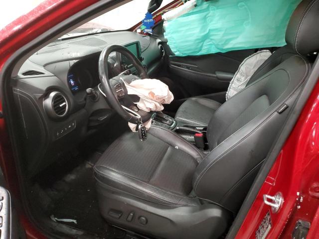  HYUNDAI KONA 2019 Червоний