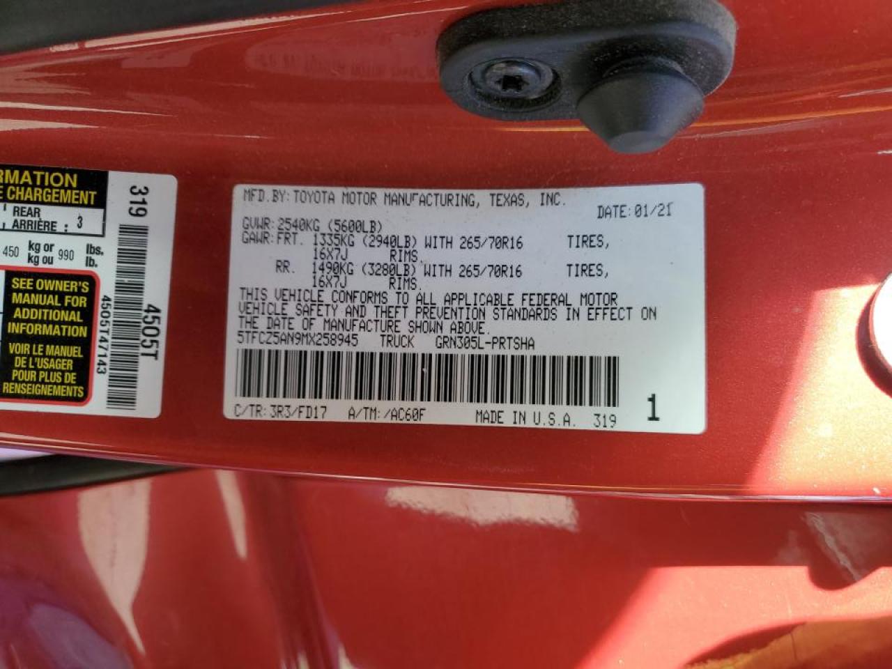 2021 Toyota Tacoma - Image 12