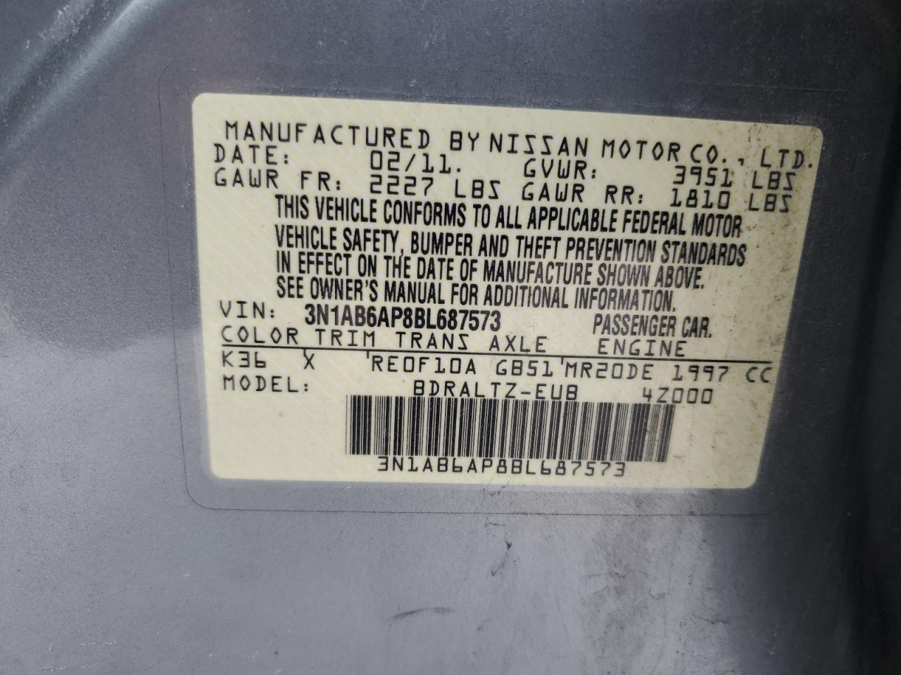 2011 Nissan Sentra - Image 12