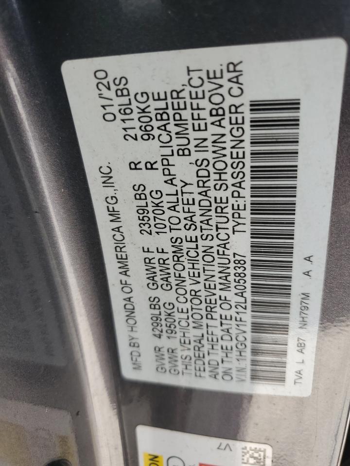 2020 Honda Accord - Image 12