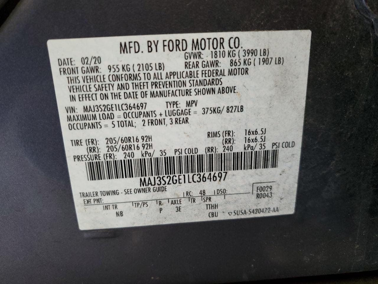 2020 Ford EcoSport - Image 13