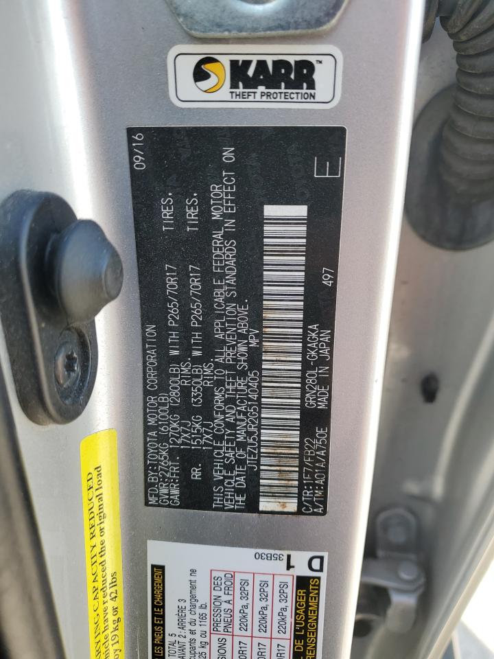 2016 Toyota 4Runner - Image 1