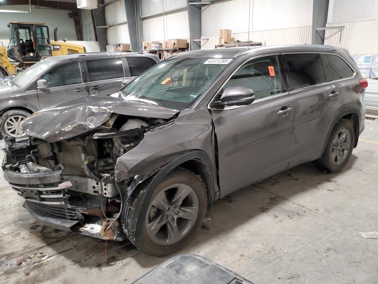 2018 Toyota Highlander Limited de vânzare în Greenwood, NE - Front End