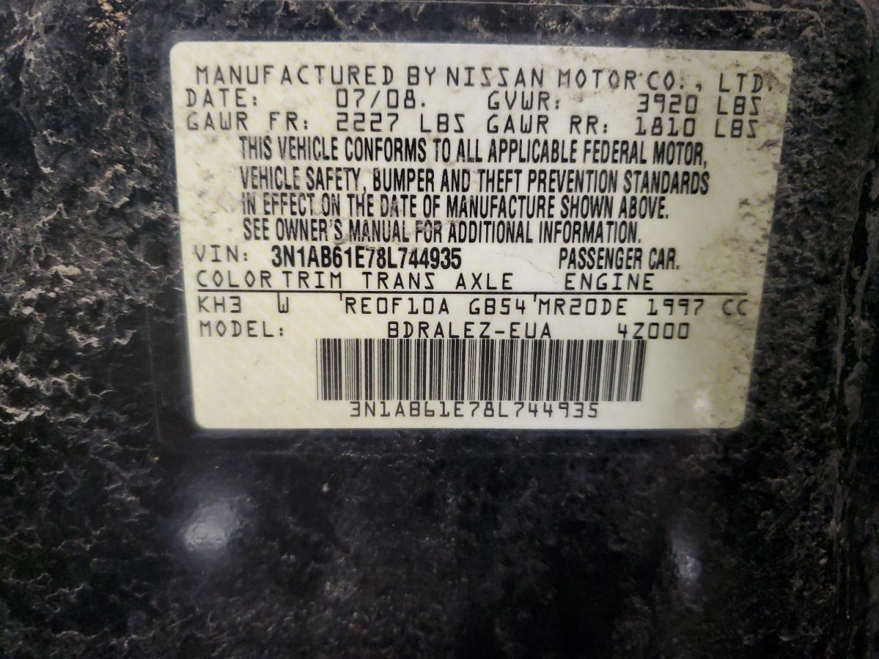 2008 Nissan Sentra - Image 12