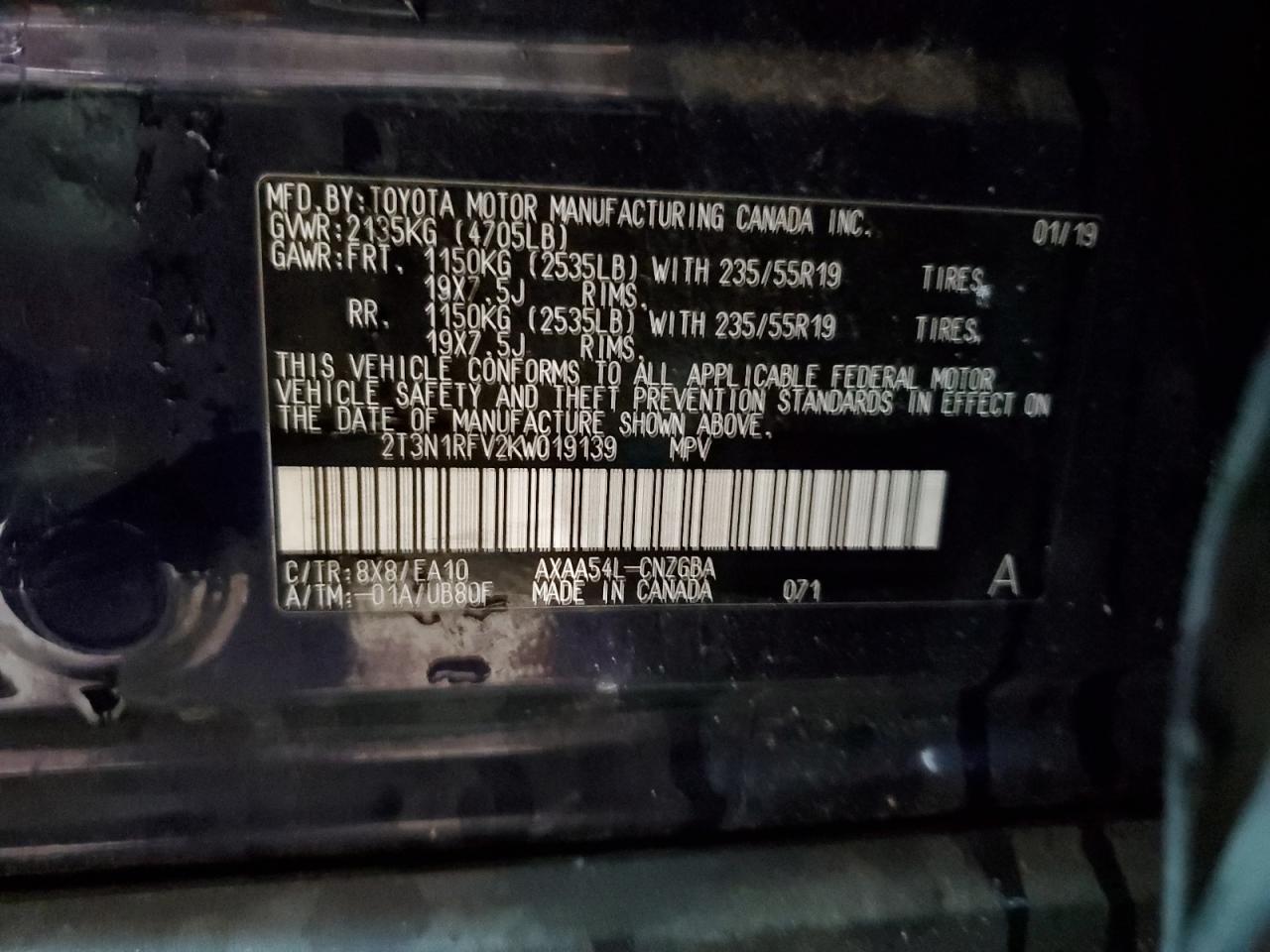 2019 Toyota RAV 4 - Image 13