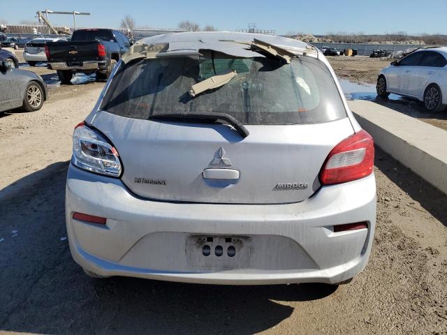 Hatchbacks MITSUBISHI MIRAGE 2017 Silver