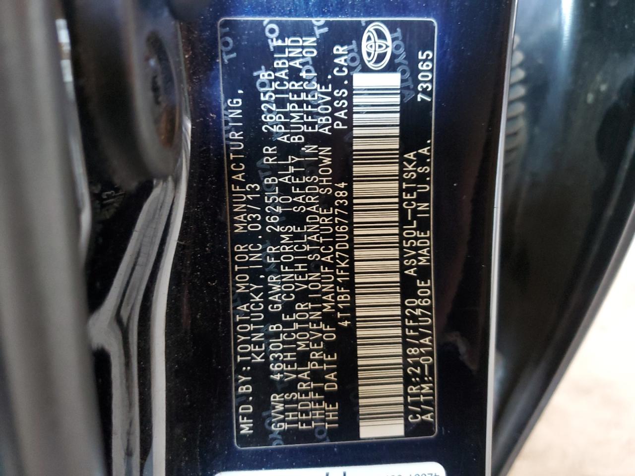 2013 Toyota Camry - Image 12
