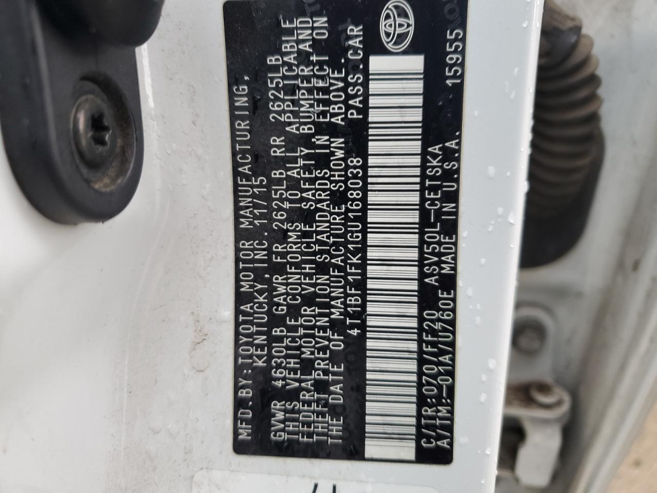 2016 Toyota Camry - Image 12