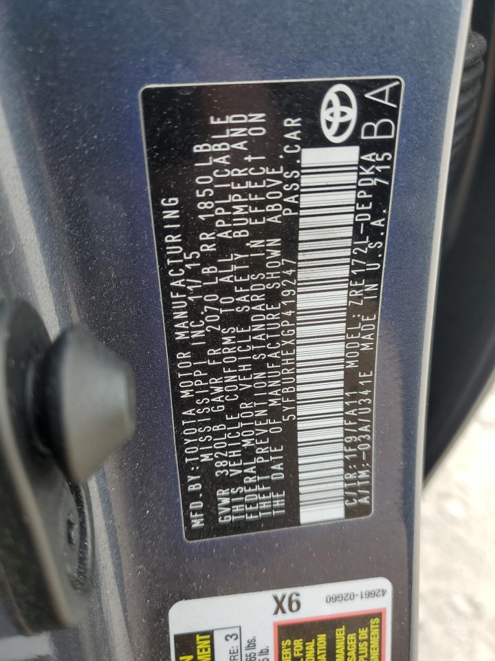 2016 Toyota Corolla - Image 12