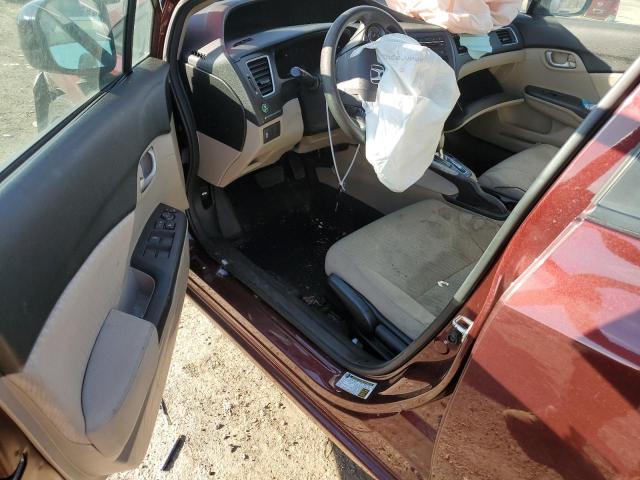  HONDA CIVIC 2015 Czerwony