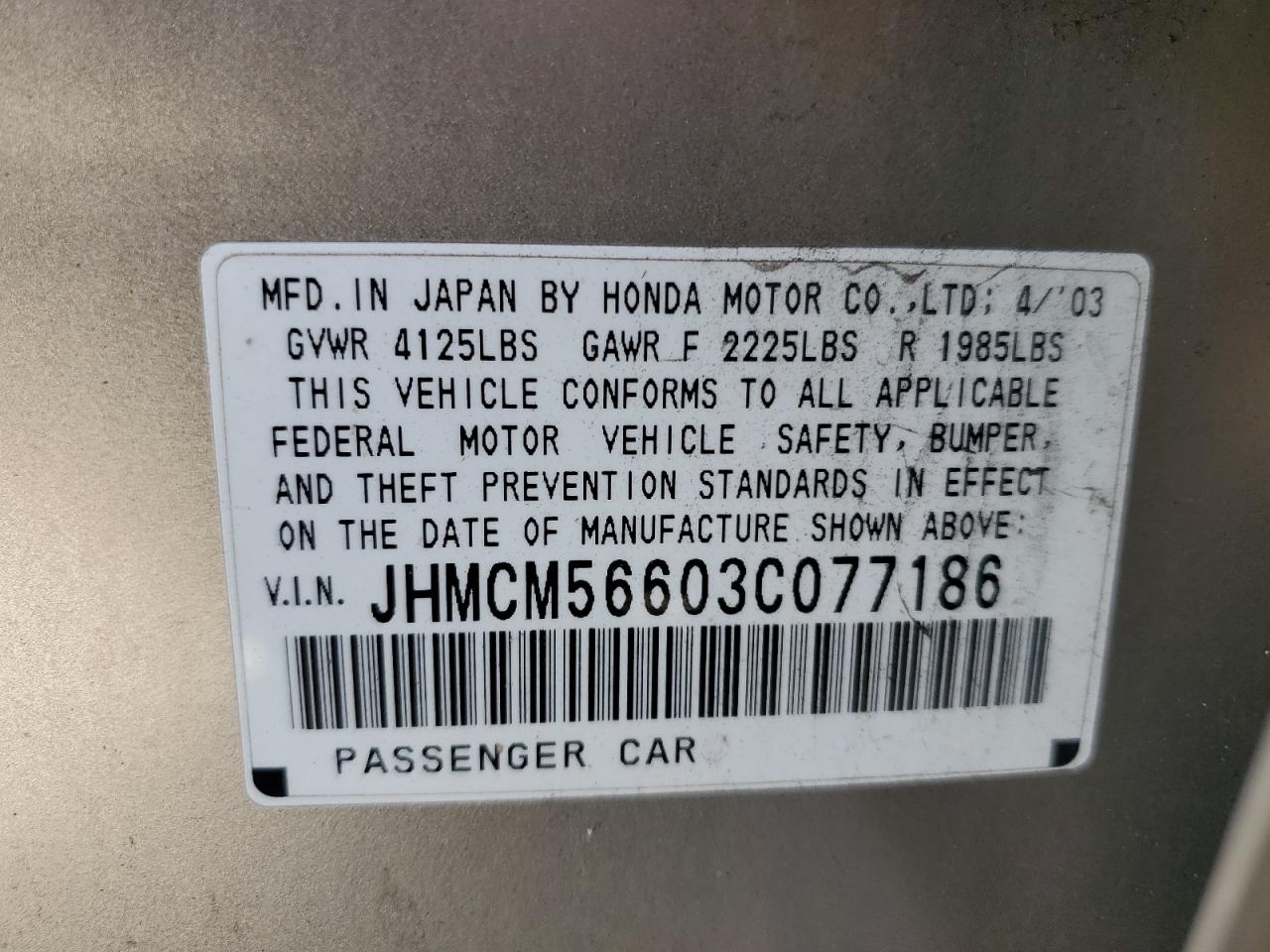 2003 Honda Accord - Image 12
