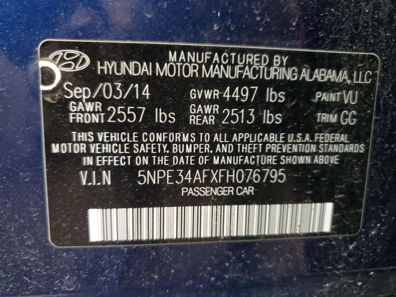2015 Hyundai Sonata - Image 14