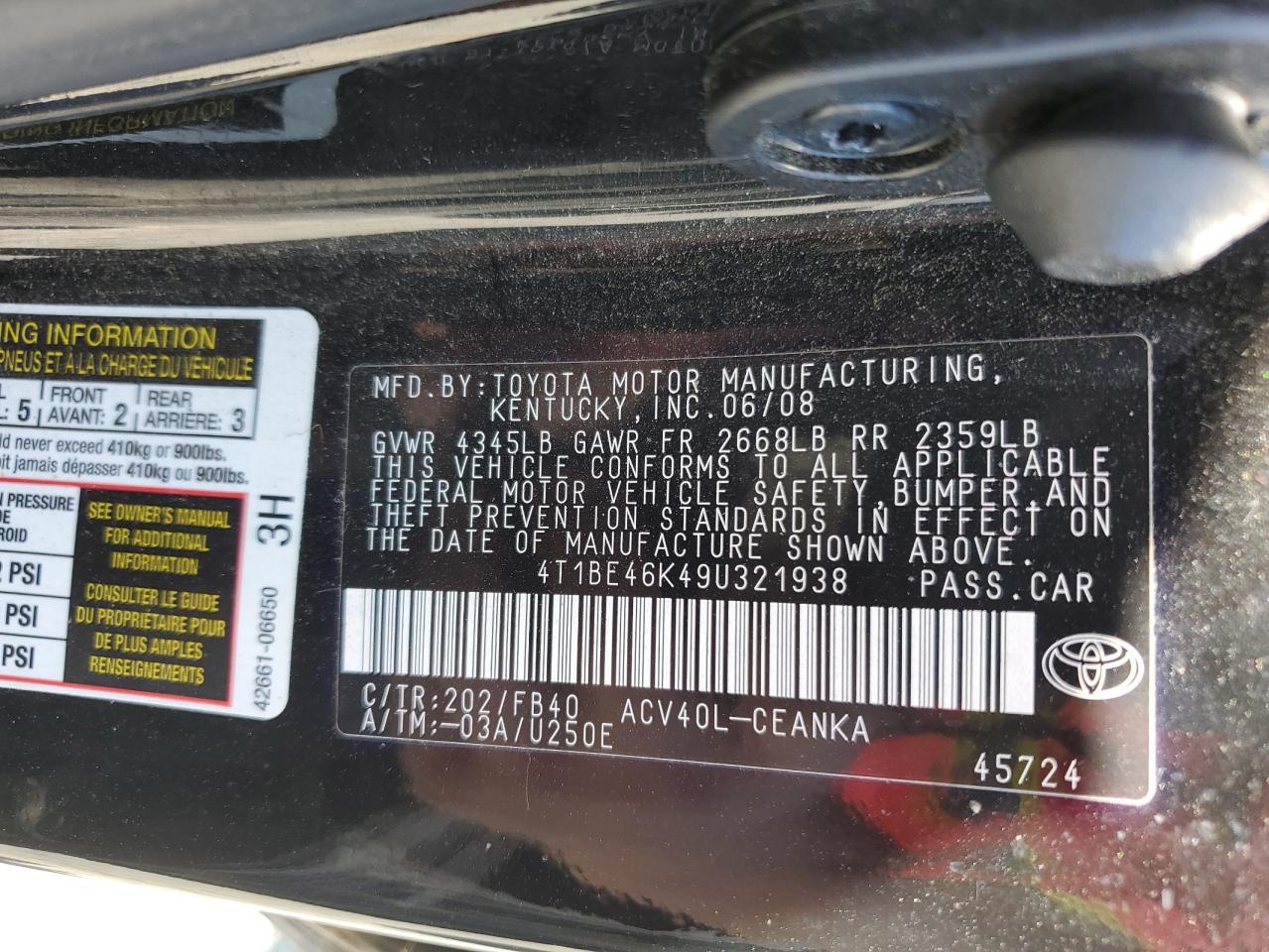 2009 Toyota Camry - Image 13