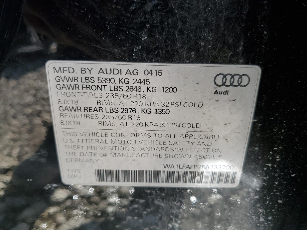 2015 Audi Q5 - Image 13