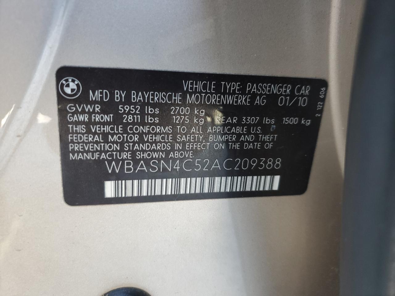 2010 BMW 5er - Image 12