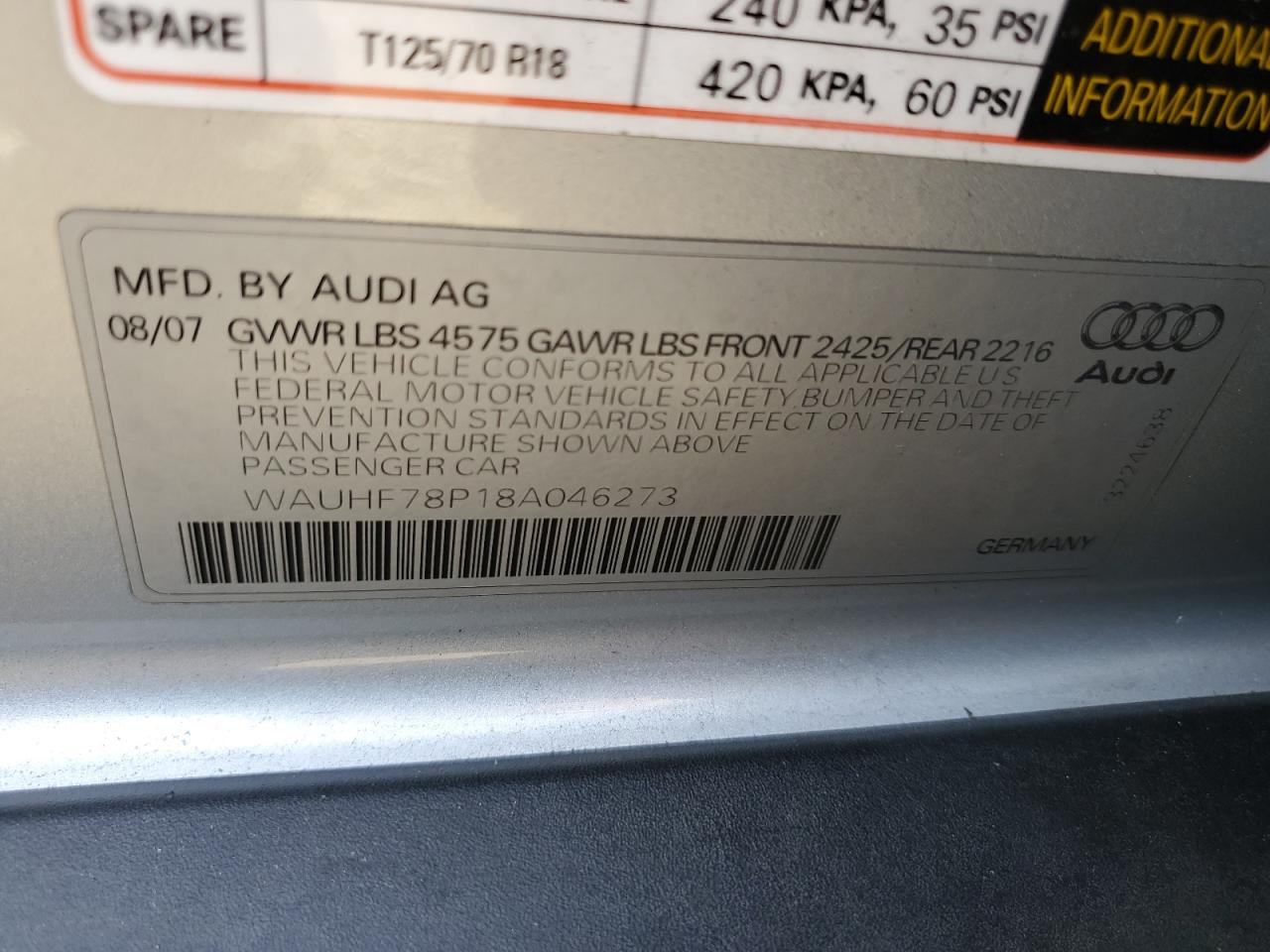 2008 Audi A3 - Image 13