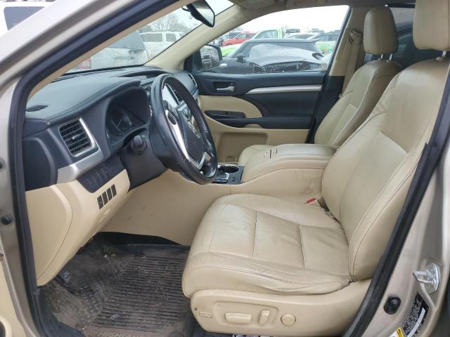  TOYOTA HIGHLANDER 2014 Бежевий
