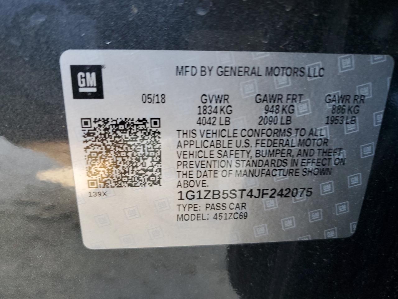 2018 Chevrolet Malibu - Image 12