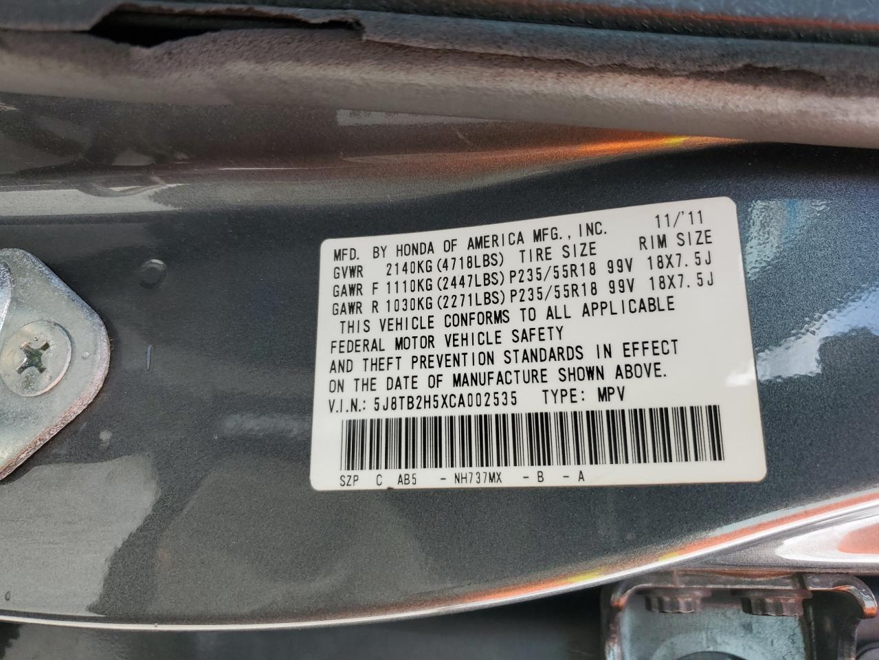 2012 Acura RDX - Image 13