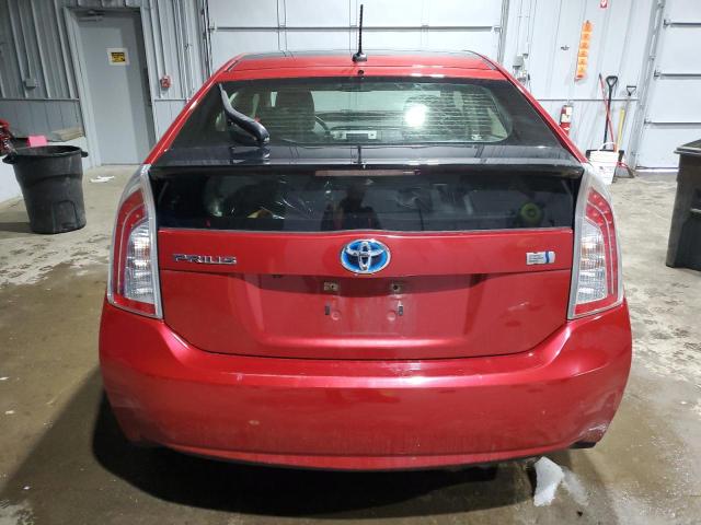  TOYOTA PRIUS 2015 Red
