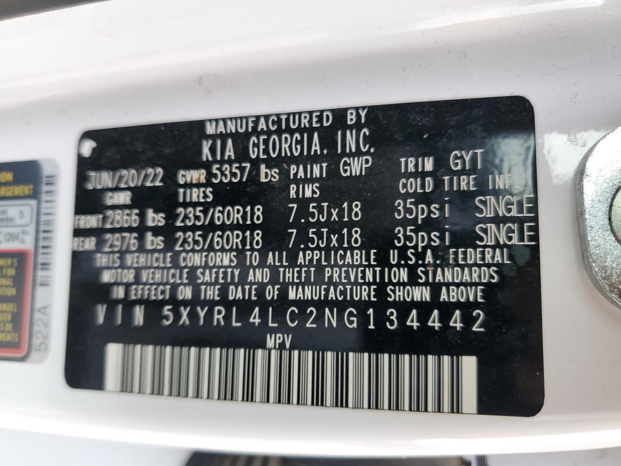 2022 Kia Sorento - Image 15