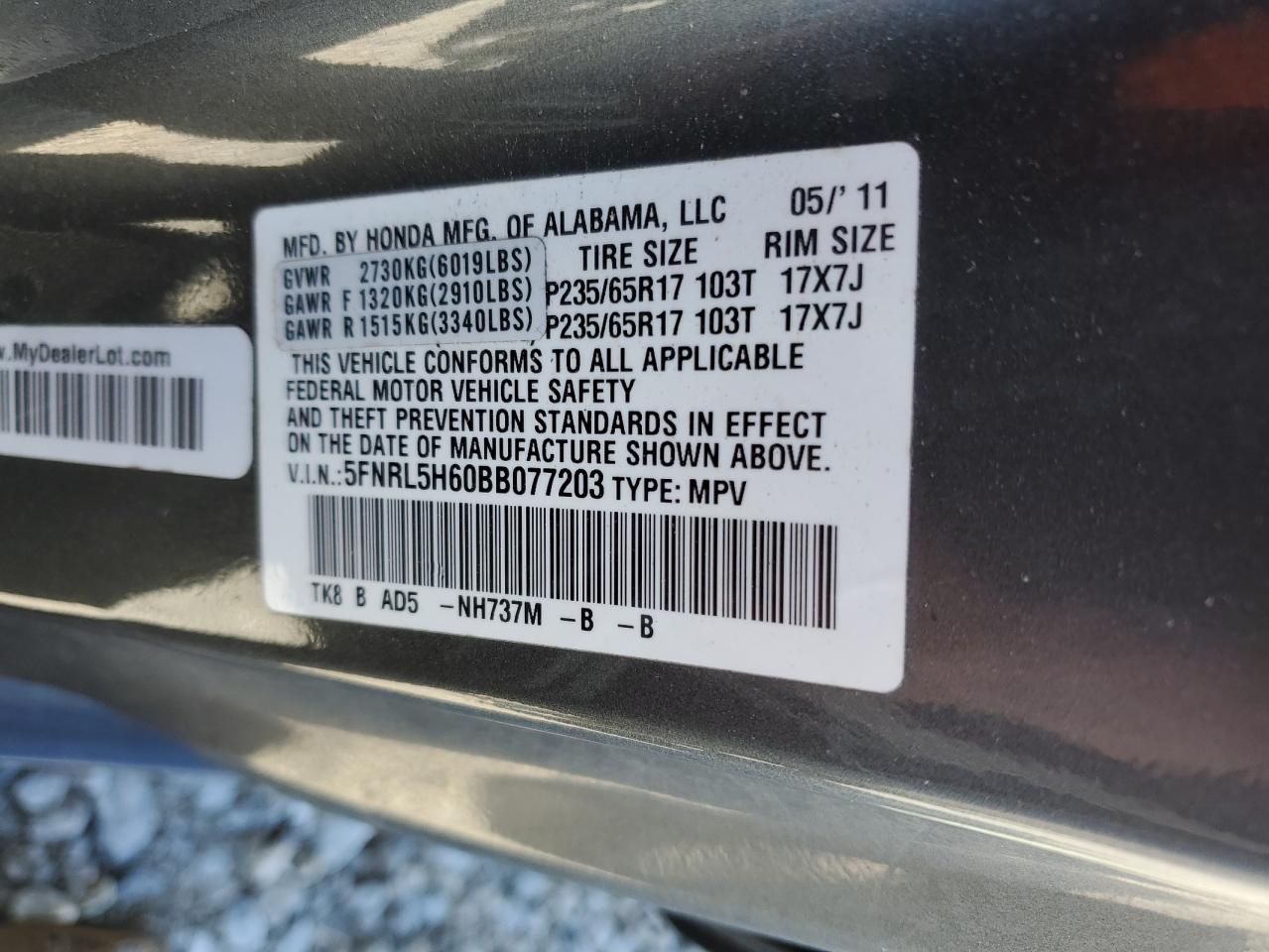 2011 Honda Odyssey - Image 13