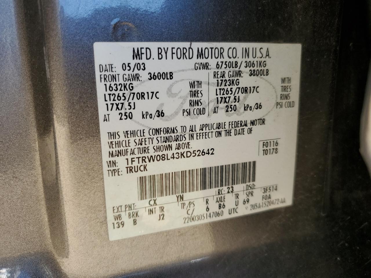 2003 Ford F-150 - Image 12