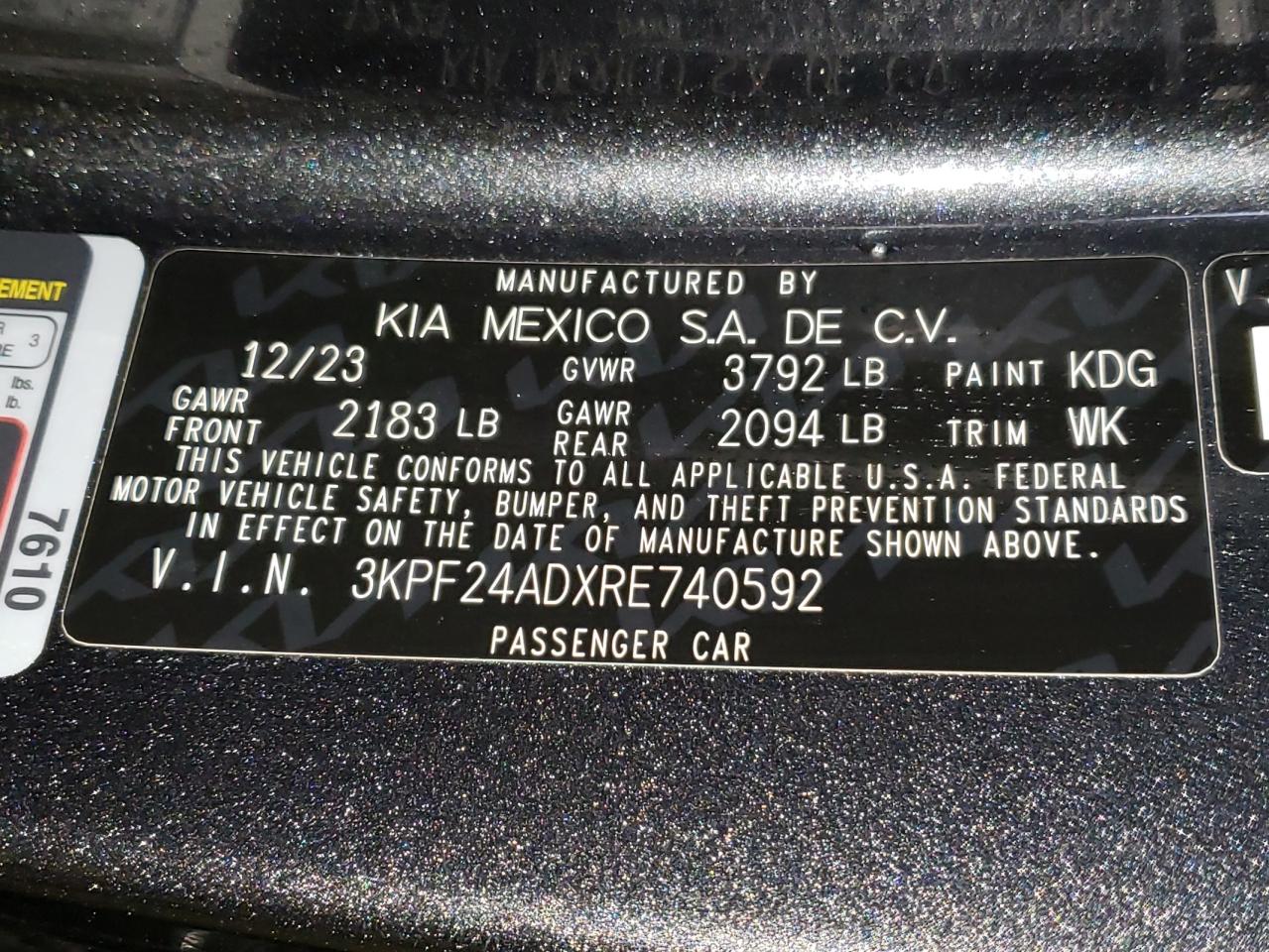 2024 Kia Forte - Image 12