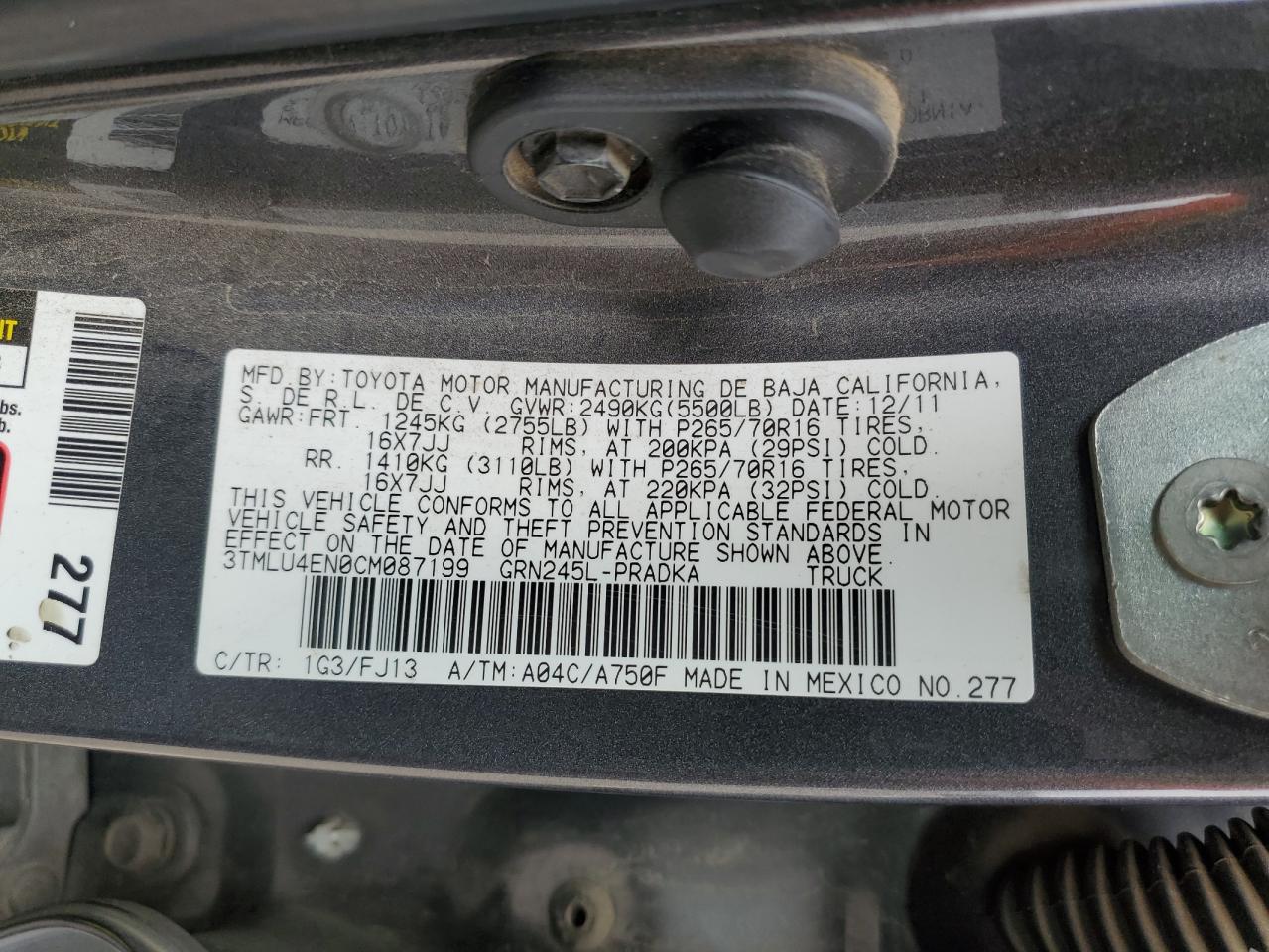 2012 Toyota Tacoma - Image 12