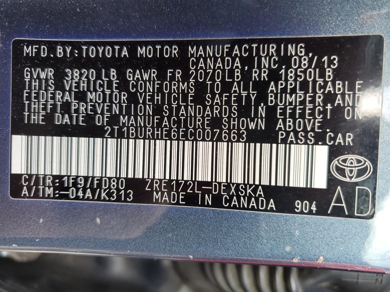 2014 Toyota Corolla - Image 12