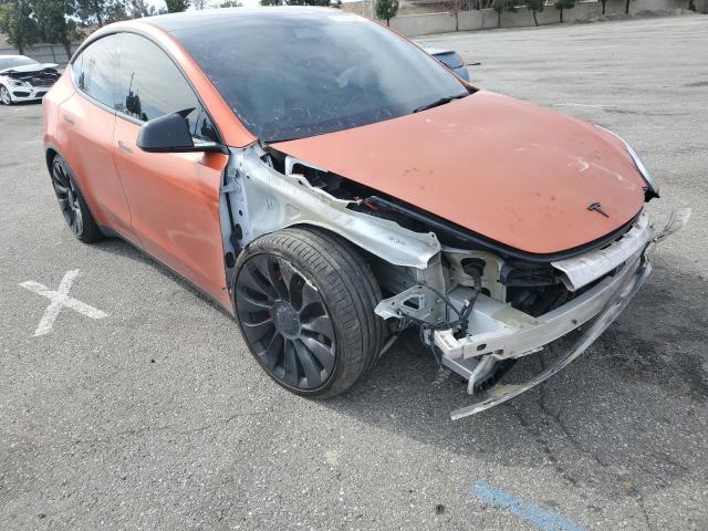  TESLA MODEL Y 2021 Pomarańczowy
