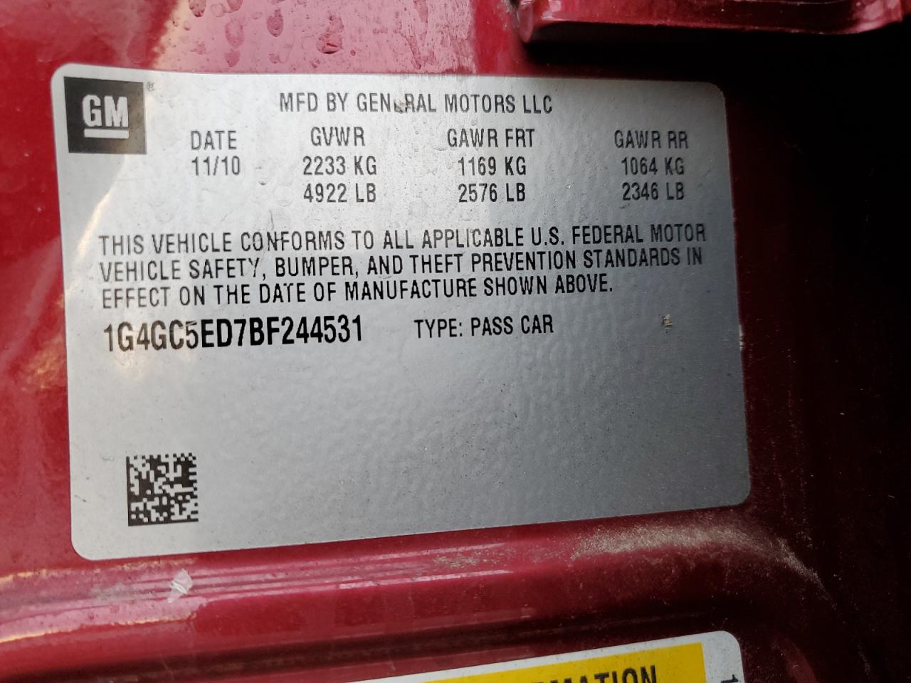 2011 Buick LaCrosse - Image 14