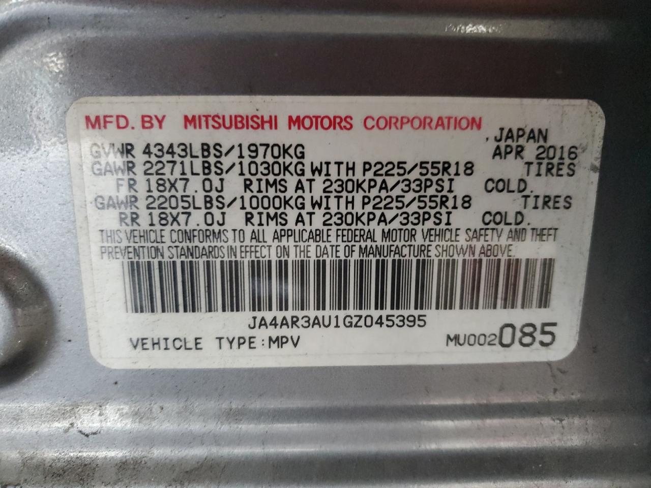 2016 Mitsubishi Outlander - Image 14